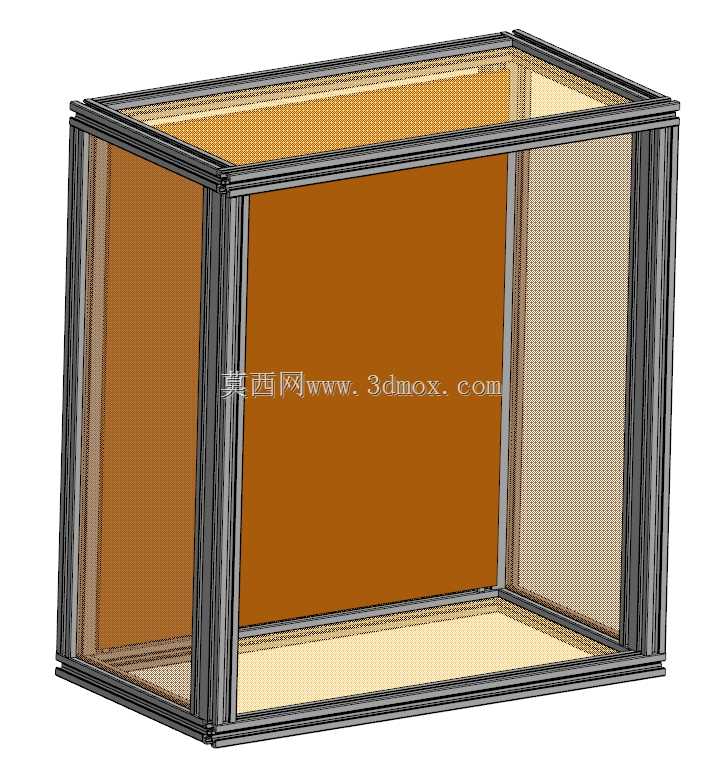 由 20x20 和 20x40 结构型材制成的盒子