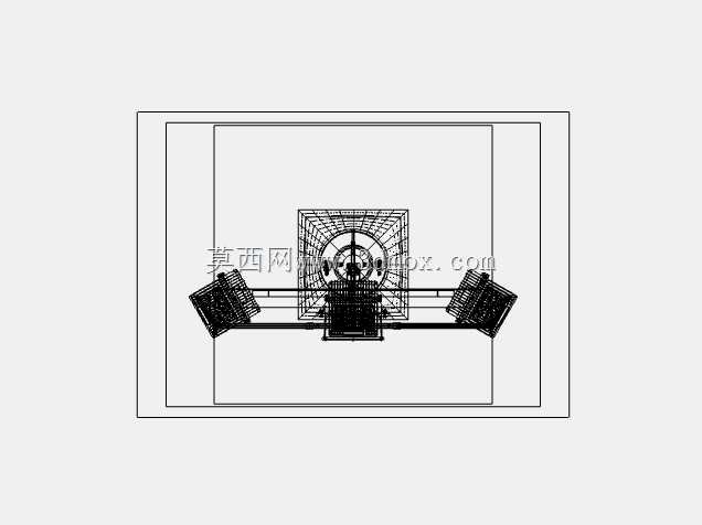 Poste con cruceta y 3 个反光板和 caja pie de poste