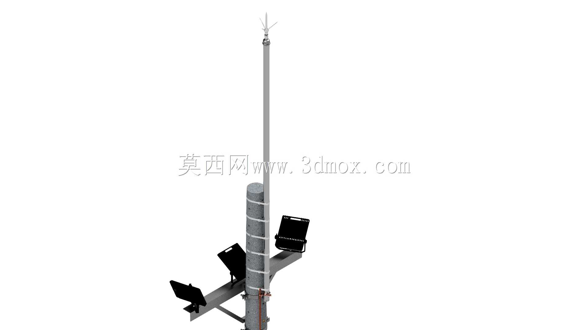 高杆照明遮蔽杆