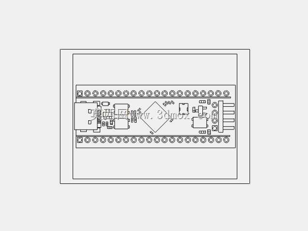 STM32 F411CEU6 2D 接线图