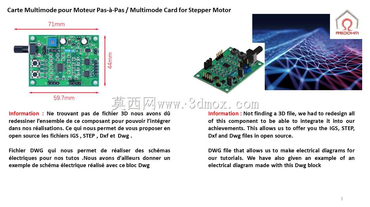 Carte Multimode pour Moteur Pas-��-Pas
