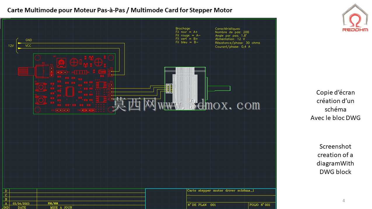 Carte Multimode pour Moteur Pas-��-Pas