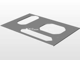 MicroATXBoardTray 0.125\" 厚