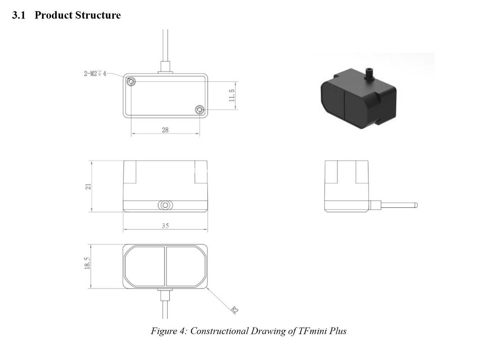 TFMini Plus ����ʱ�䴫����