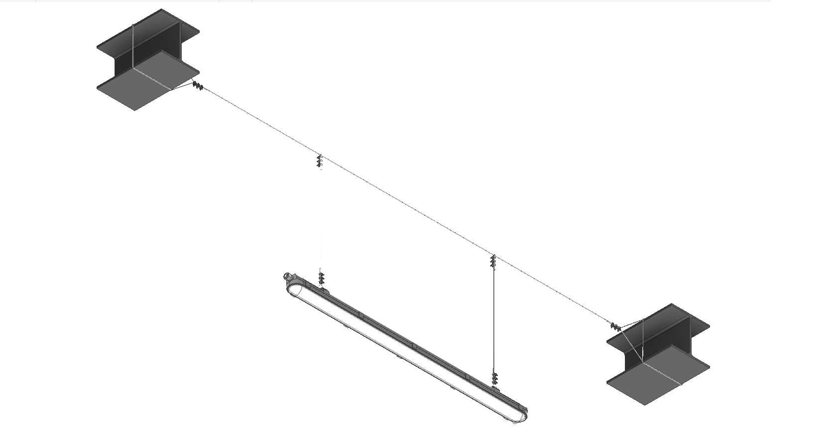 Luminaria Led Colgante LED12 T8/L48/F/841/SUB/G5