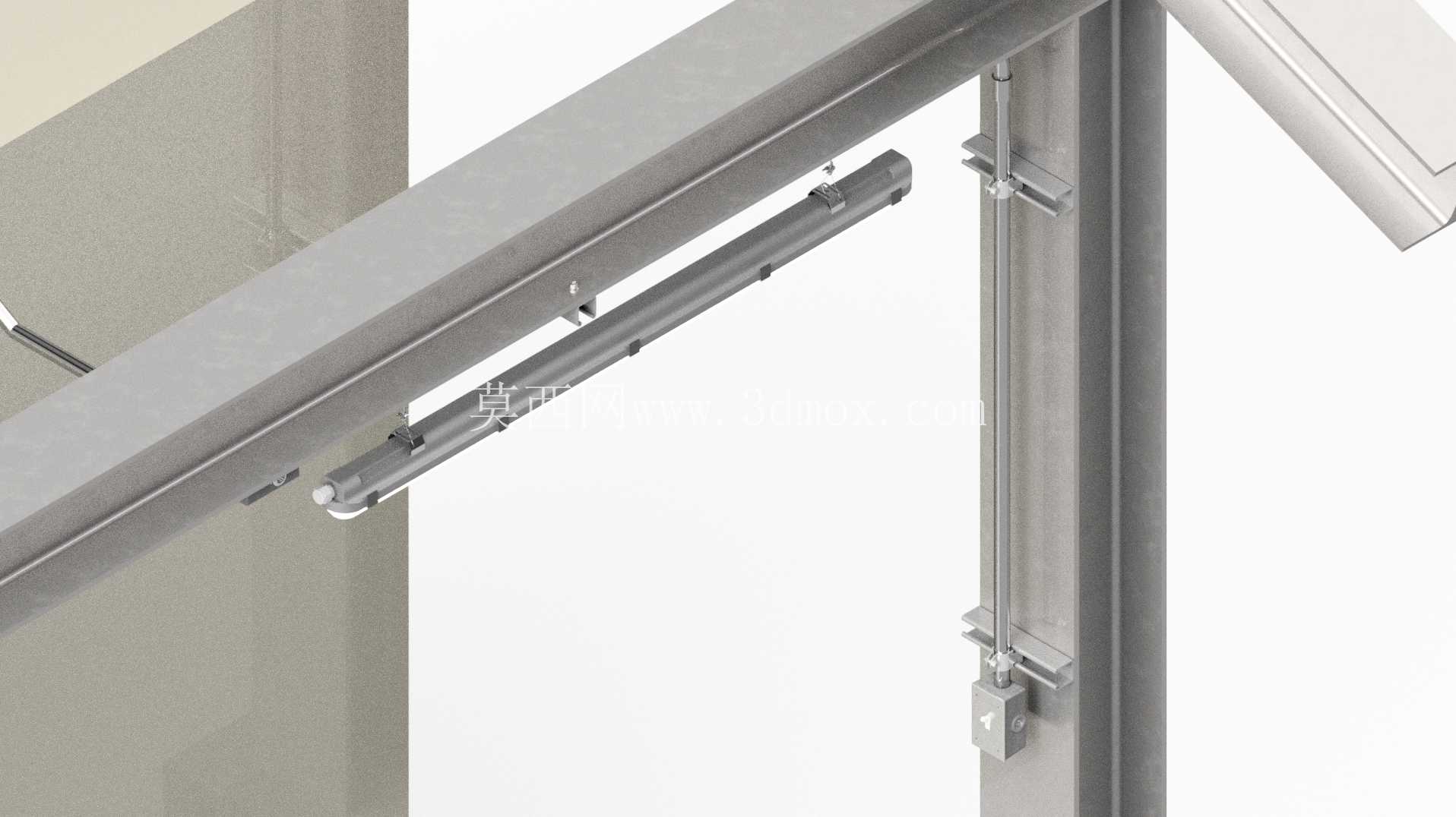 Montaje de Luminaria T8 LED 防风雨 en Caseta