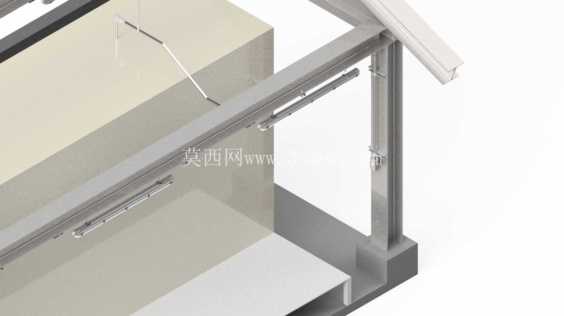 Montaje de Luminaria T8 LED 防风雨 en Caseta