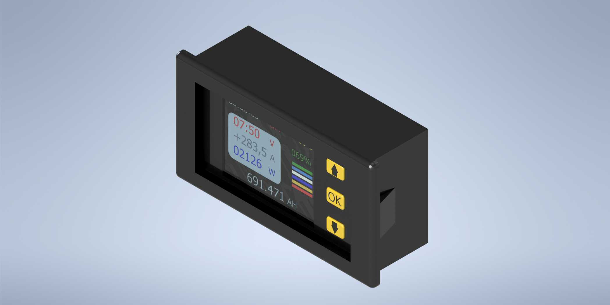 ��ʾ����ֵ�͵�ѹֵ 12V 300A