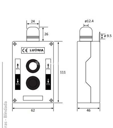 BOTOEIRA BLINDADA LK-T1 LUKMA