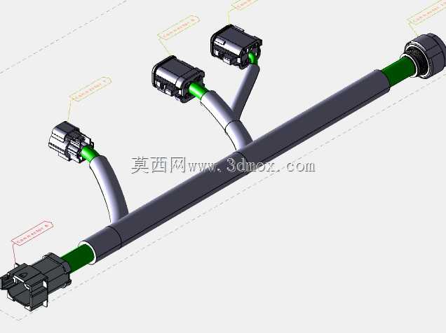 Es gibt zwei elektrische Verbindungen mit ihren jeweiligen elektrischen Eigenschaften。 / 有两个电线束连接,具有各自的