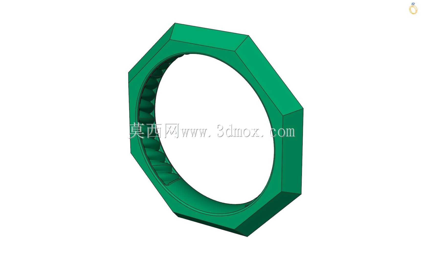 全刻面金戒指