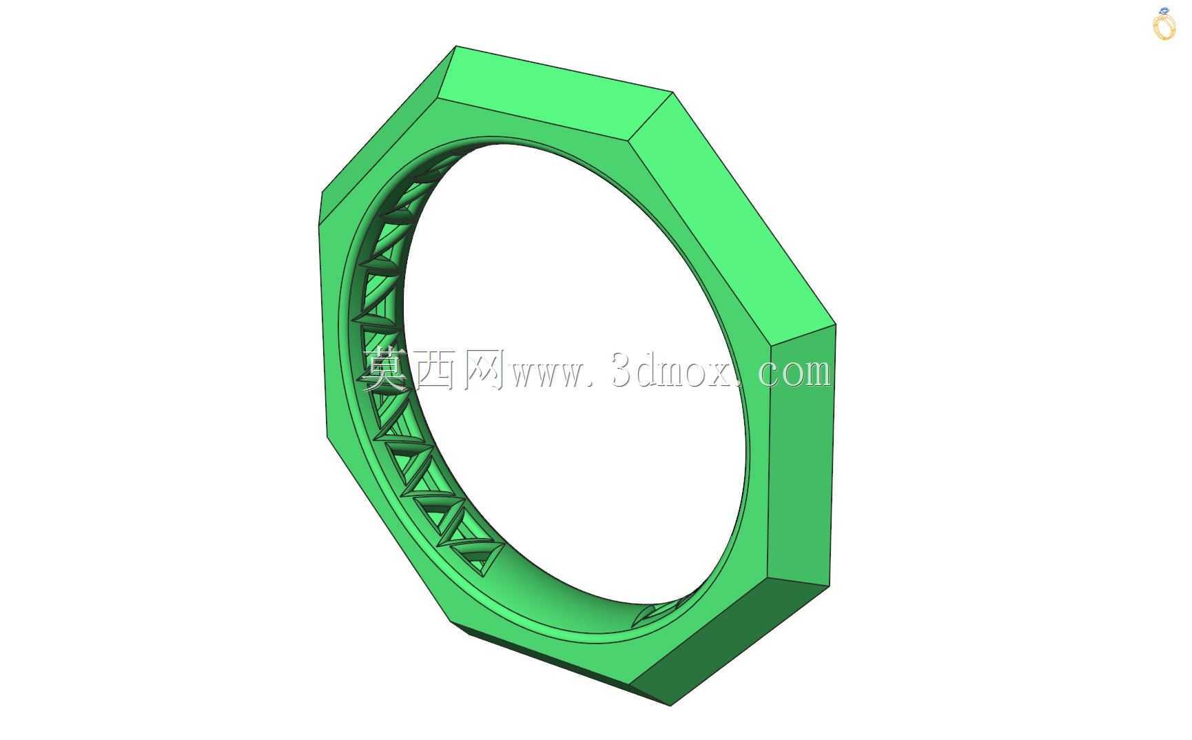 全刻面金戒指