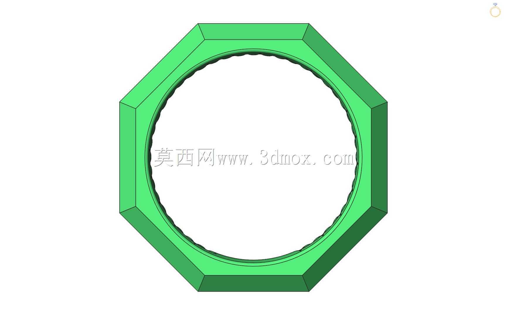 全刻面金戒指