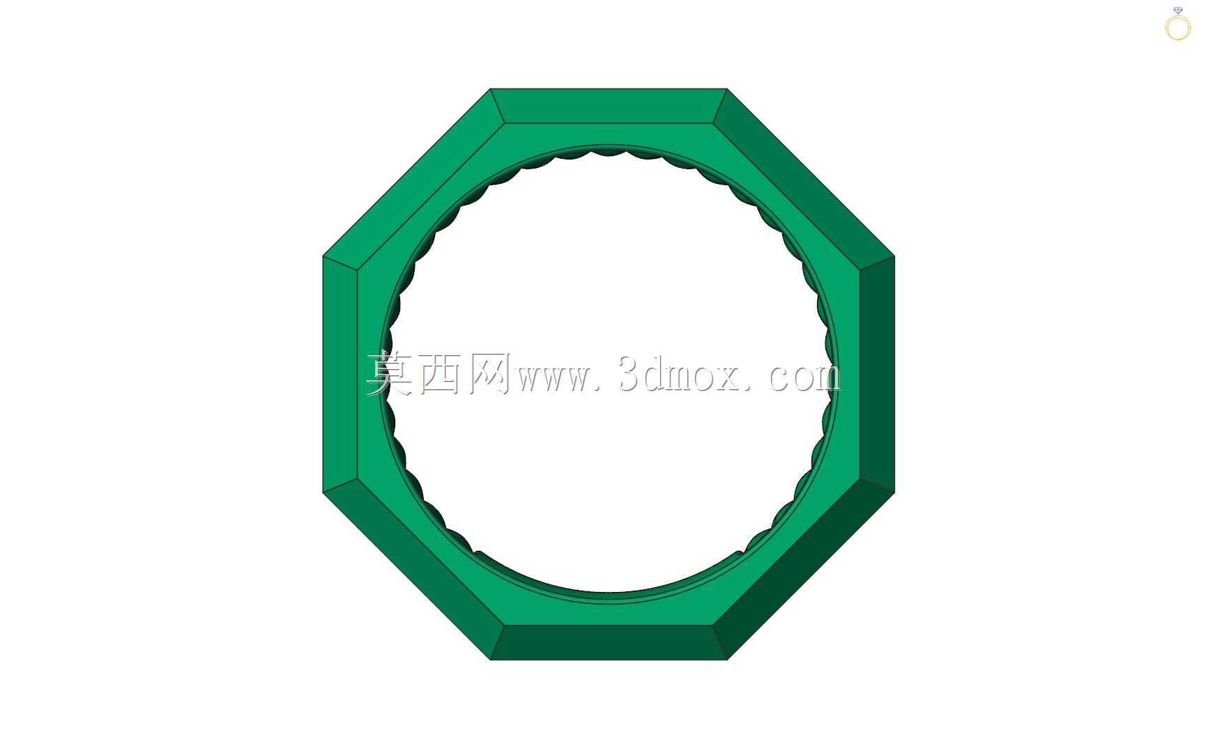 全刻面金戒指