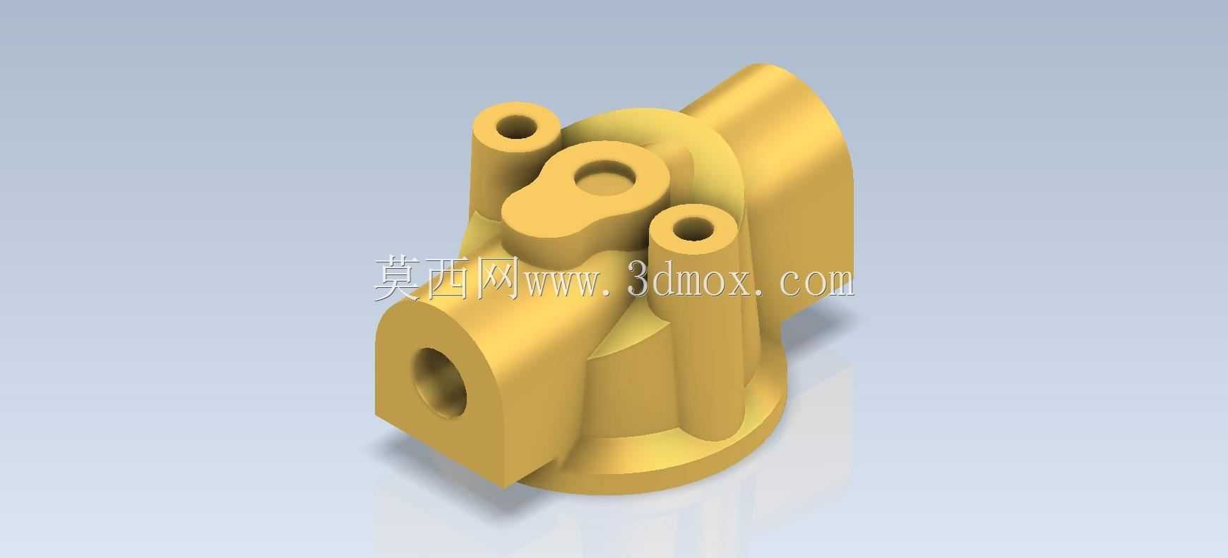 三维CAD基本练习/CATICS 3D09-H06/Autodesk Inventor Pro