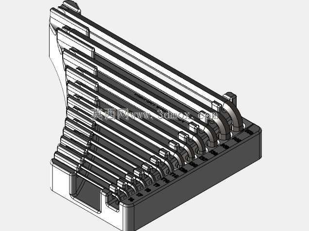 Tekton KLT91401星形钥匙套装T6-T50 Assy 3D打印
