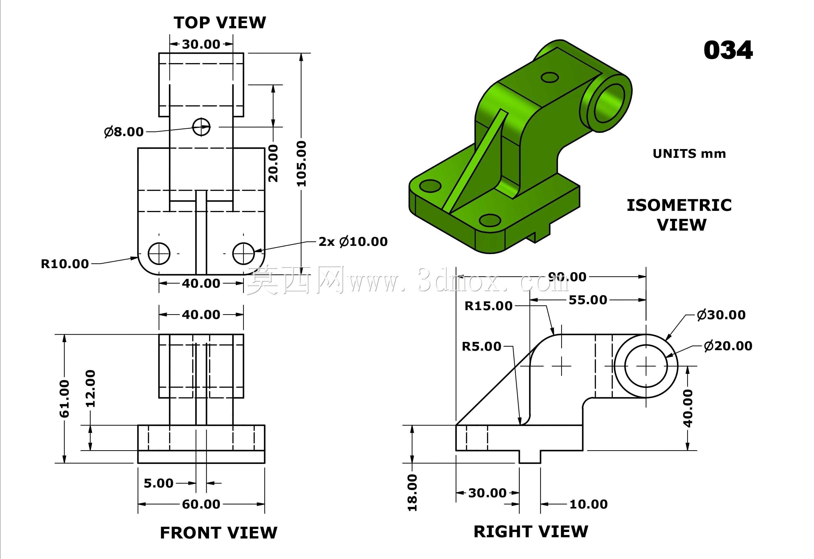 ��άCAD������ϰ034/Autodesk Inventor Pro