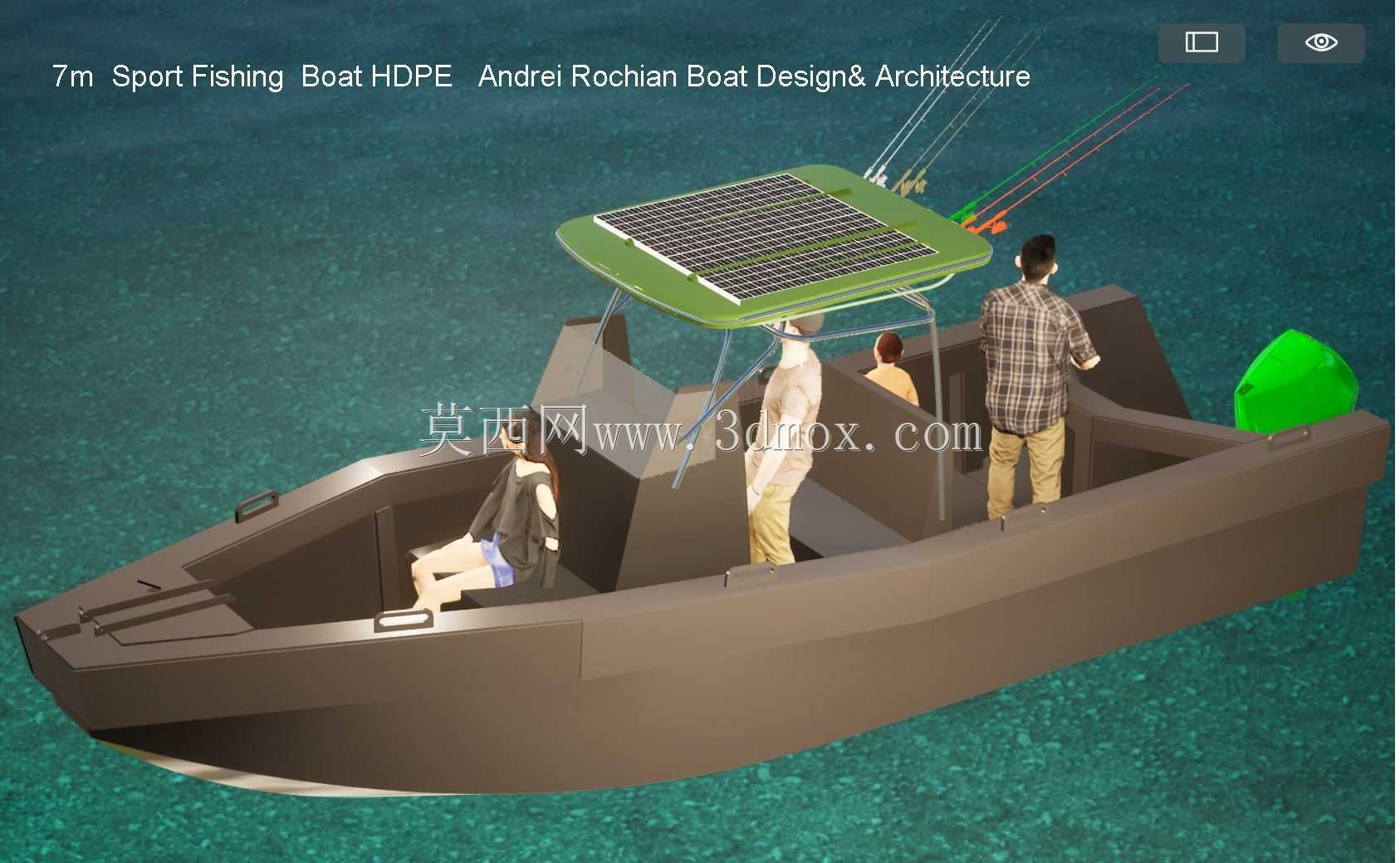 Andrei Rochian Yacht Architecture对7m船HDPE结构有限元分析测试