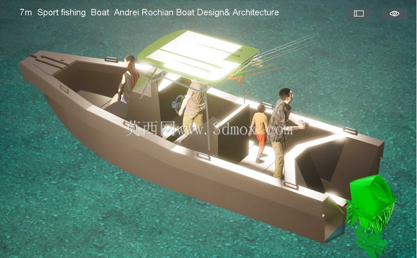 Andrei Rochian Yacht Architecture对7m船HDPE结构有限元分析测试