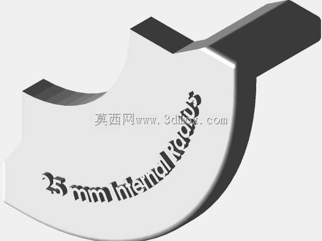 25mm�ڲ���ƽ�޼��뾶