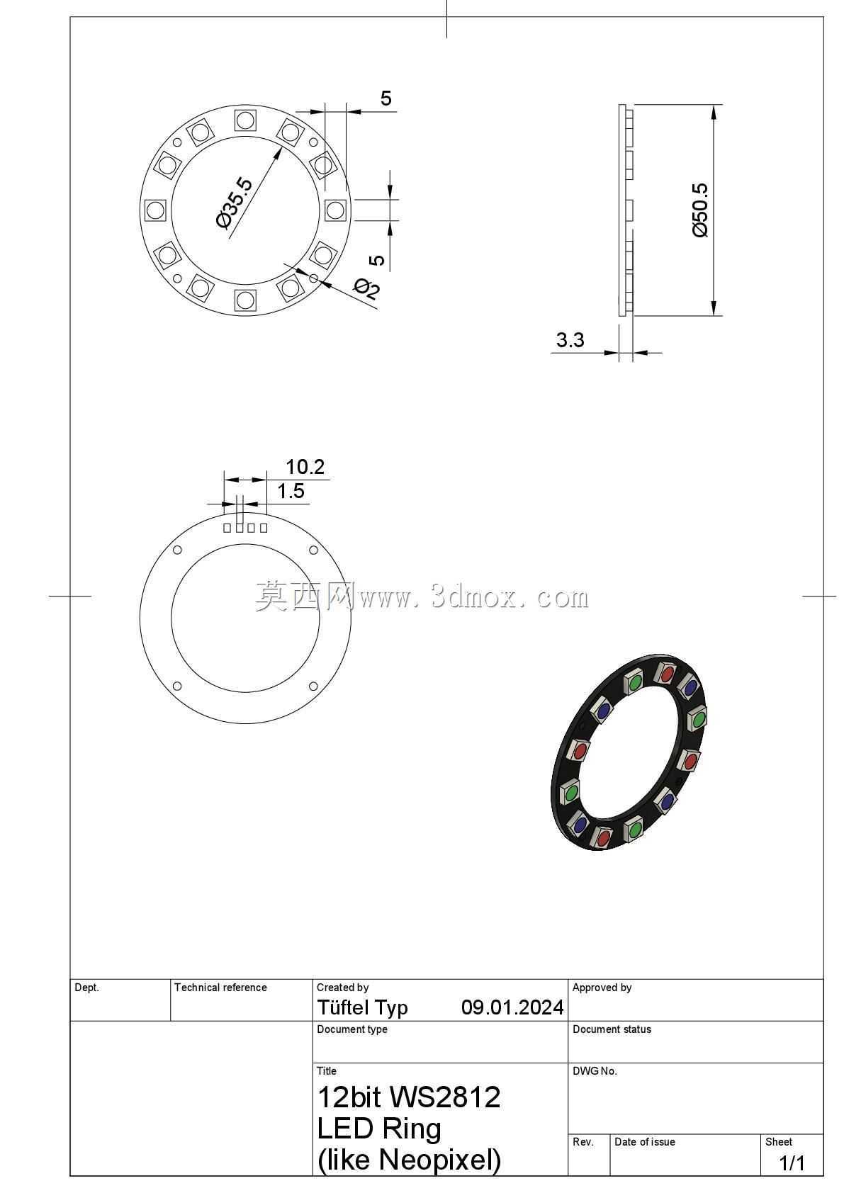 12λWs2812 LED��������Neopixel��