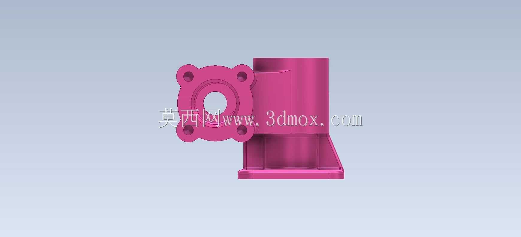 三维CAD基本练习/阀体/Válvula Cuerpo de/Autodesk Inventor Pro