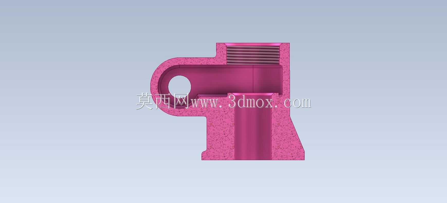 三维CAD基本练习/阀体/Válvula Cuerpo de/Autodesk Inventor Pro