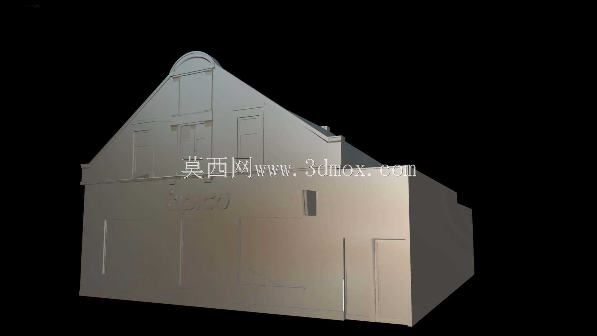 Tipico商店代理低聚三维模型