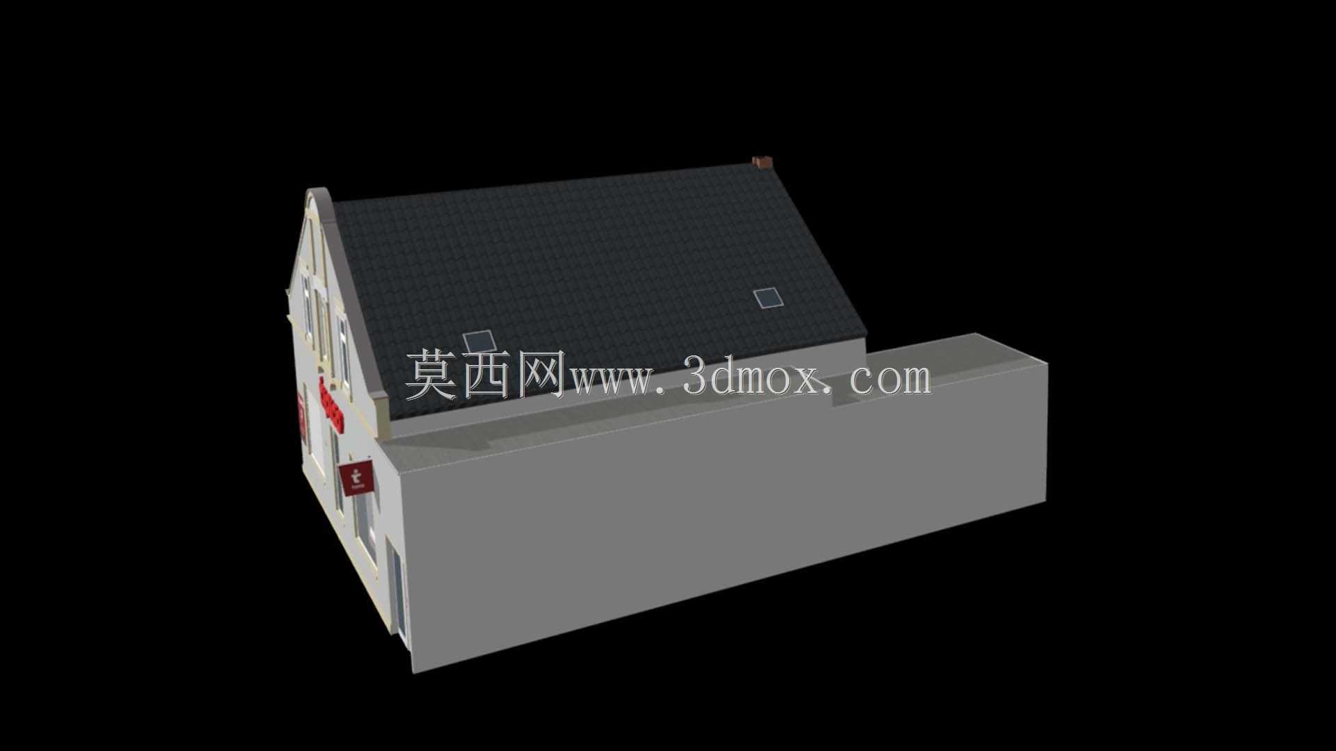 Tipico商店代理低聚三维模型