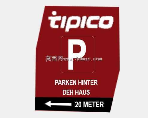 Tipico商店代理低聚三维模型