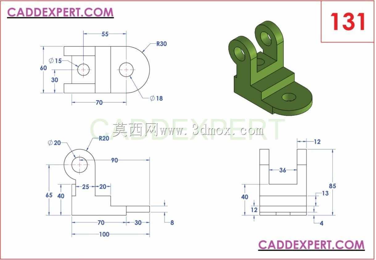 三维CAD基本练习/131/Autodesk Inventor Pro