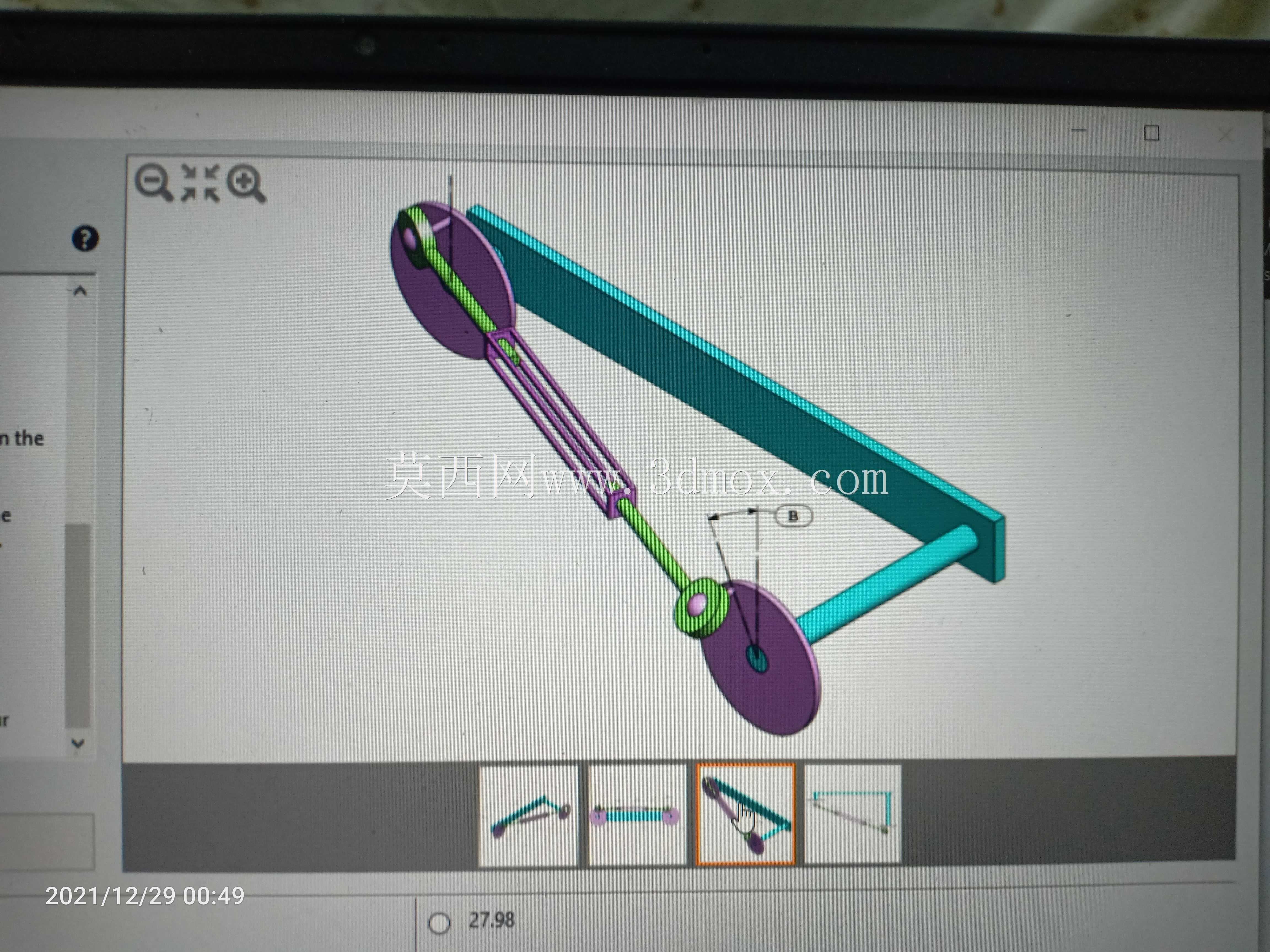 CSWA认证SOLIDWORKS合伙人练习3的真实考试组装问题