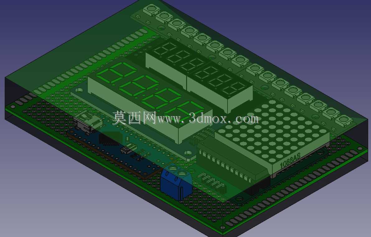 SIMHUB_Arduino_LED-display_with_4_Functions