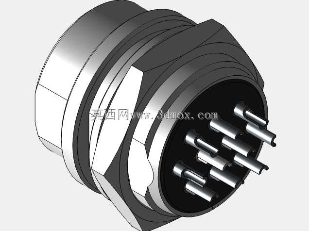 GX20 航空连接器,2、3、4、5、6、7、8、9、10、12、14、15 针。