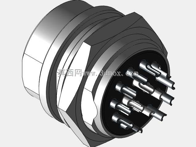 GX20 航空连接器,2、3、4、5、6、7、8、9、10、12、14、15 针。