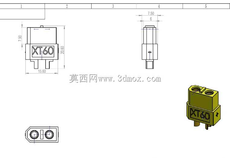 XT60 母头