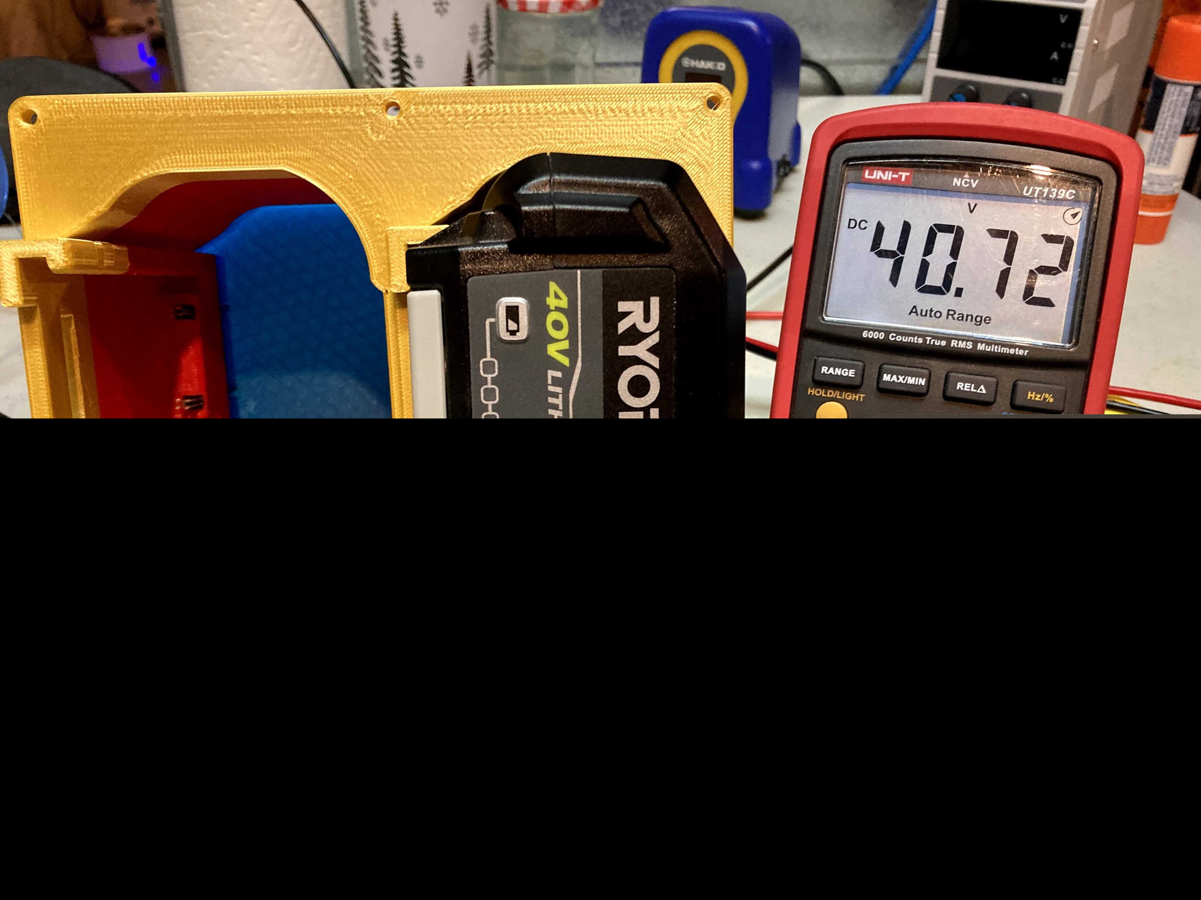 Ryobi 40V 双电池仓