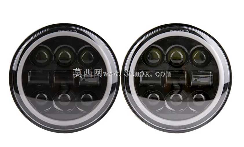 速卖通 5.75 摩托车 LED 前大灯\"