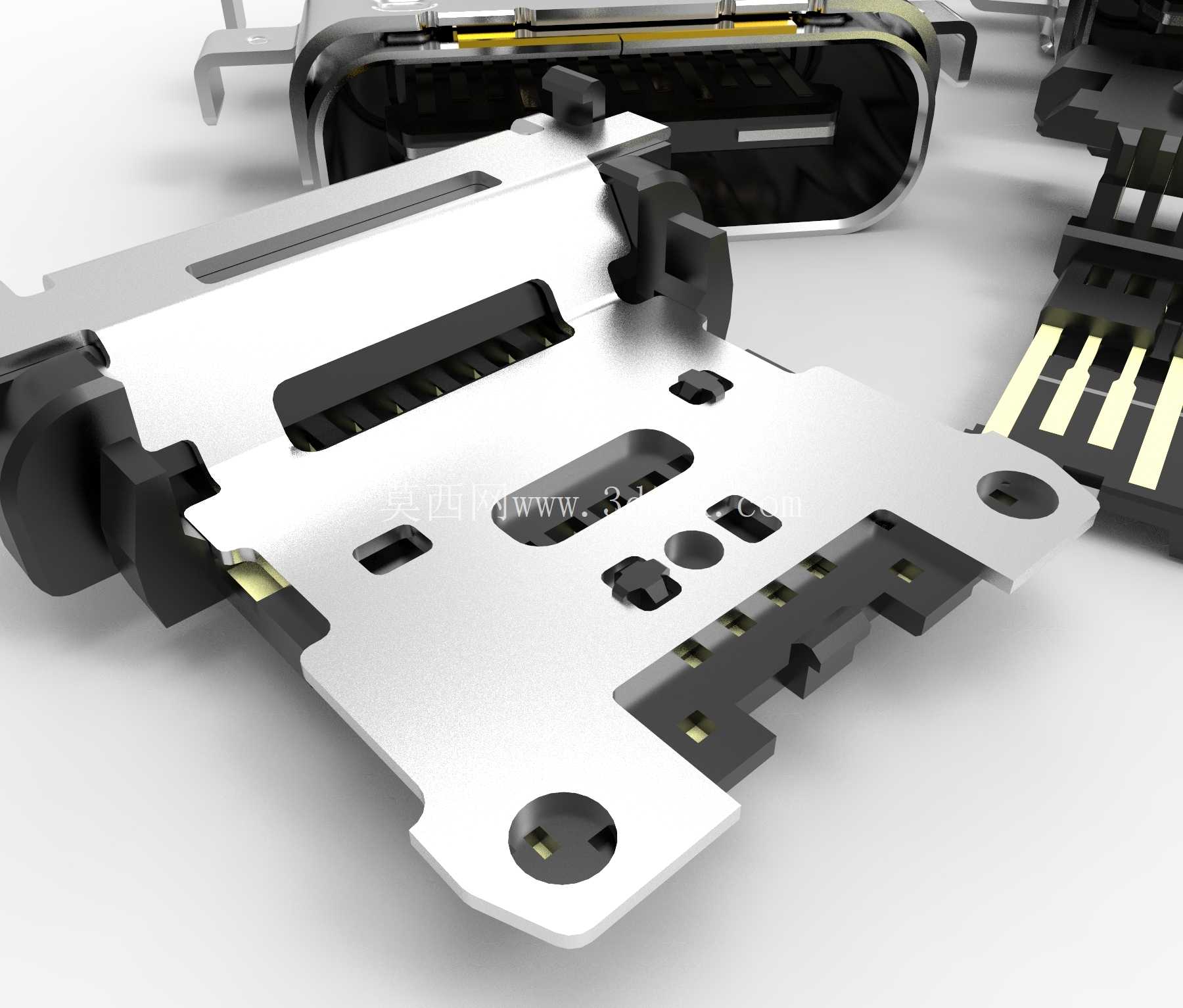 �ؽ� USB C ��ˮ�۲�ͷ