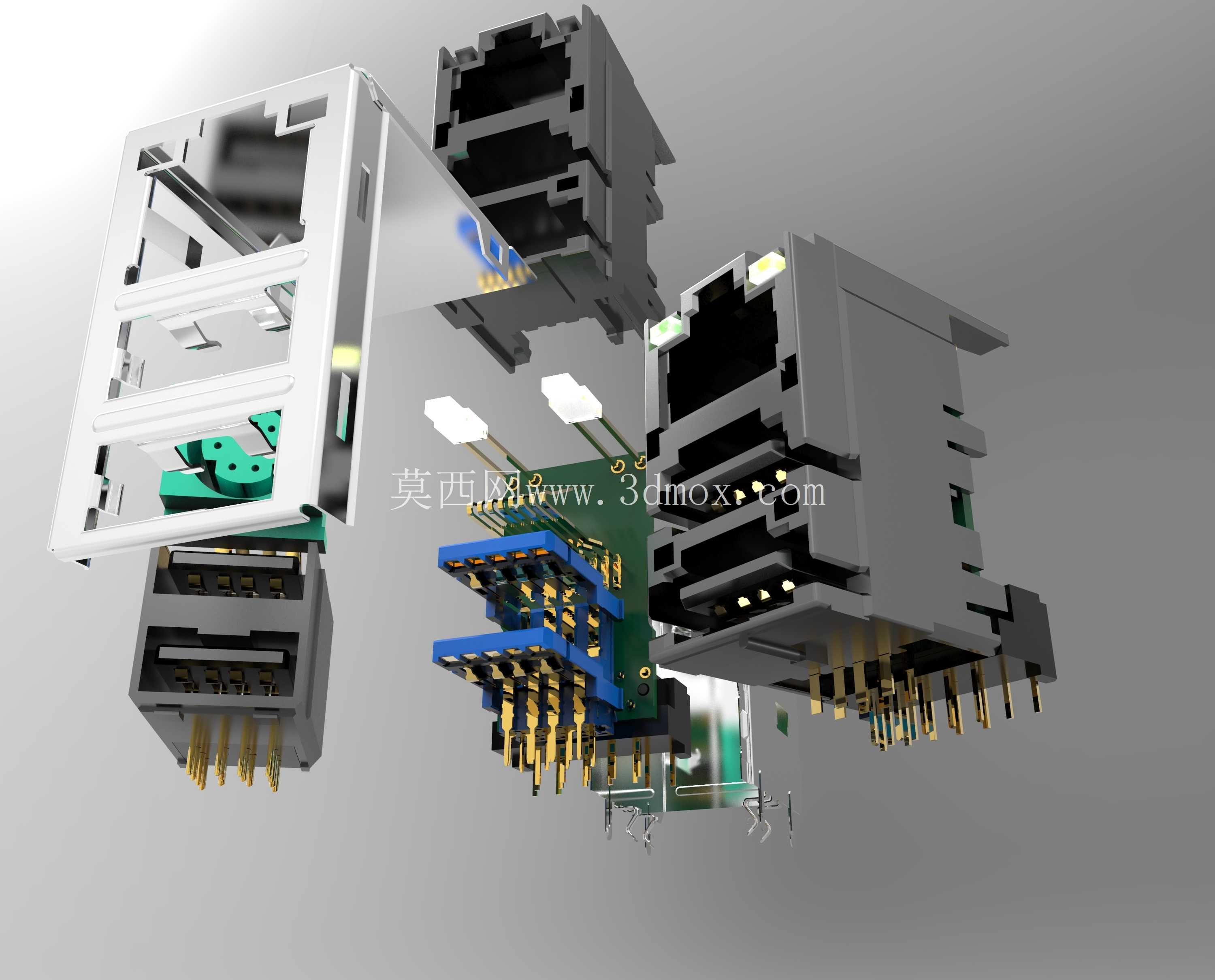 双 USB2.0/USB3.0 带 PS2/LAN
