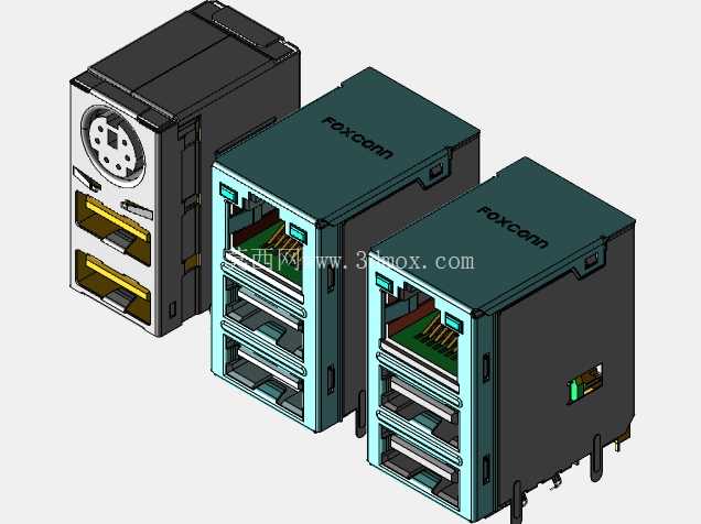 双 USB2.0/USB3.0 带 PS2/LAN