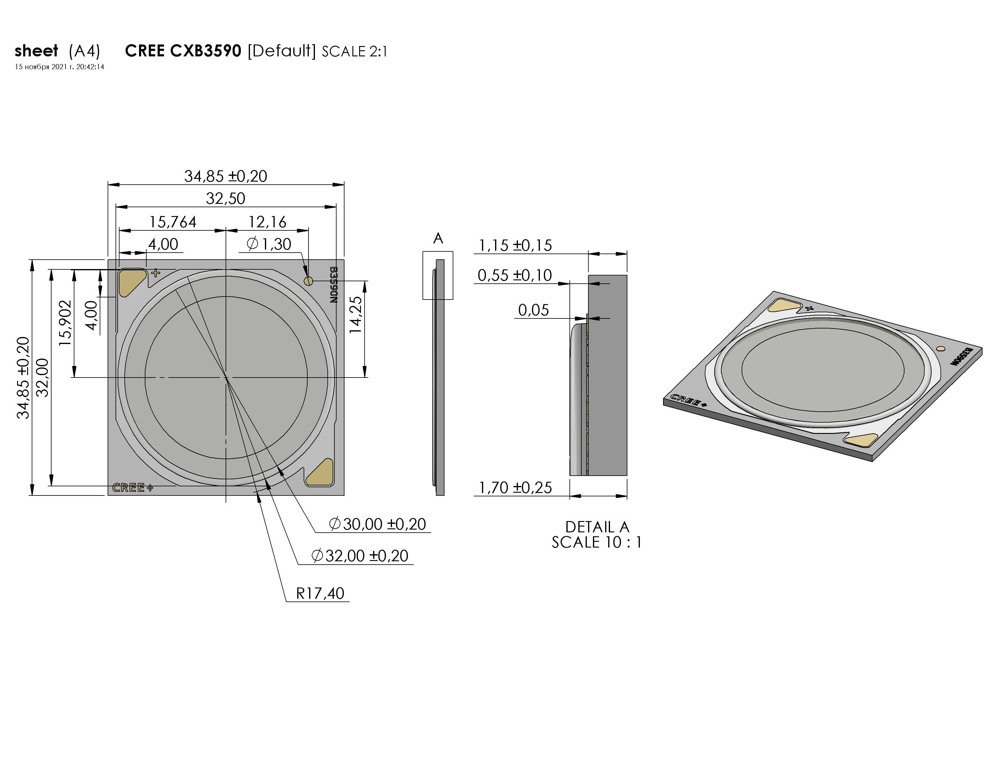 CREE X-Lamp CXB3590