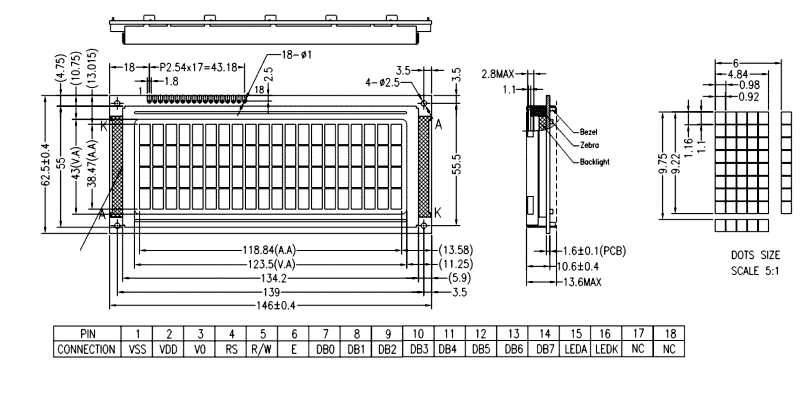 LCD-AC-2004H-DIW W/KK-E6 PBF �� HD44780