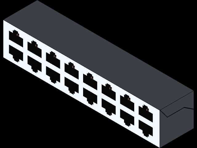 RJ45 2x8(引脚位置正确)