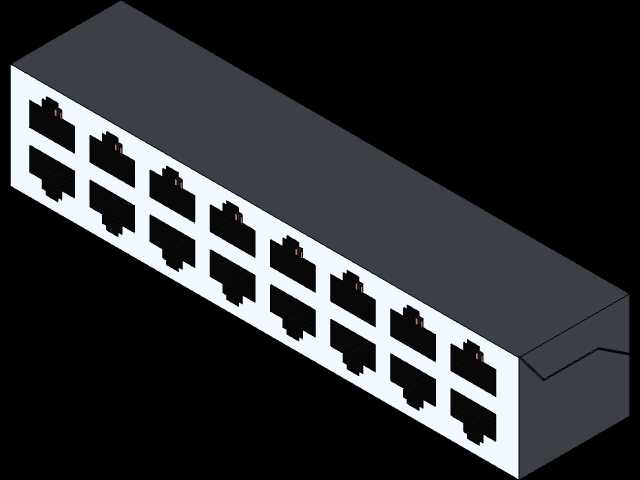 RJ45 2x8(引脚位置正确)