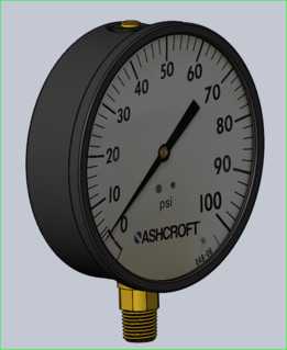 4\�� ֱ�� 0-100 psi 