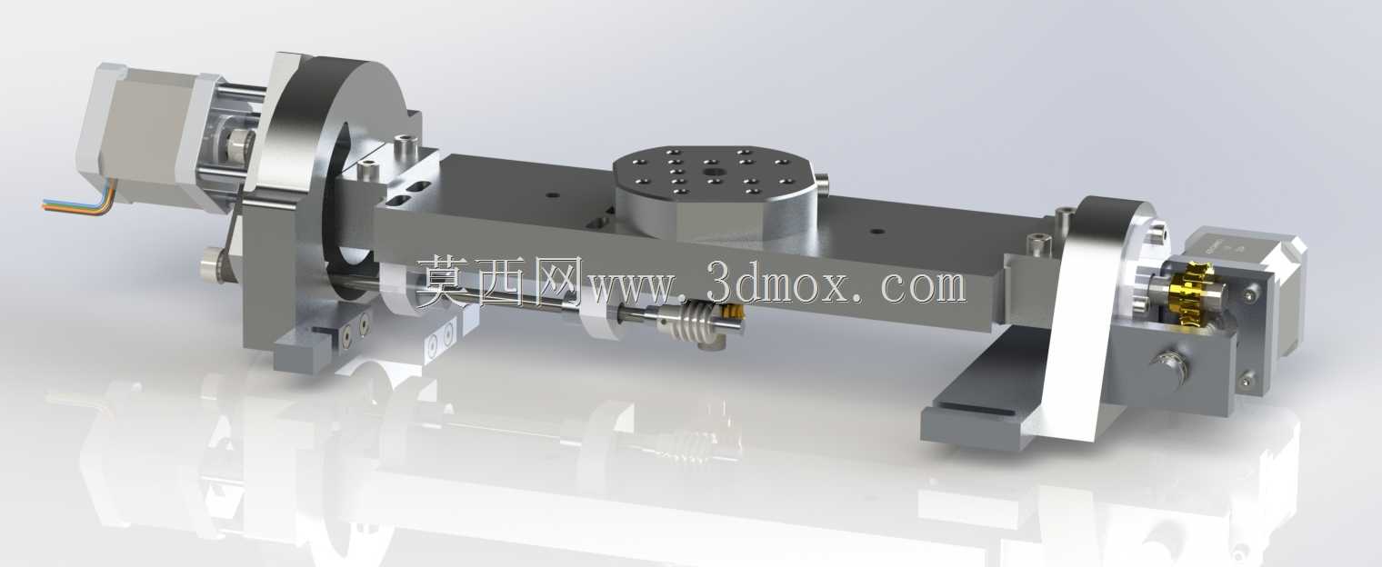 带 2 个旋转轴的 5 轴 CNC 工作台