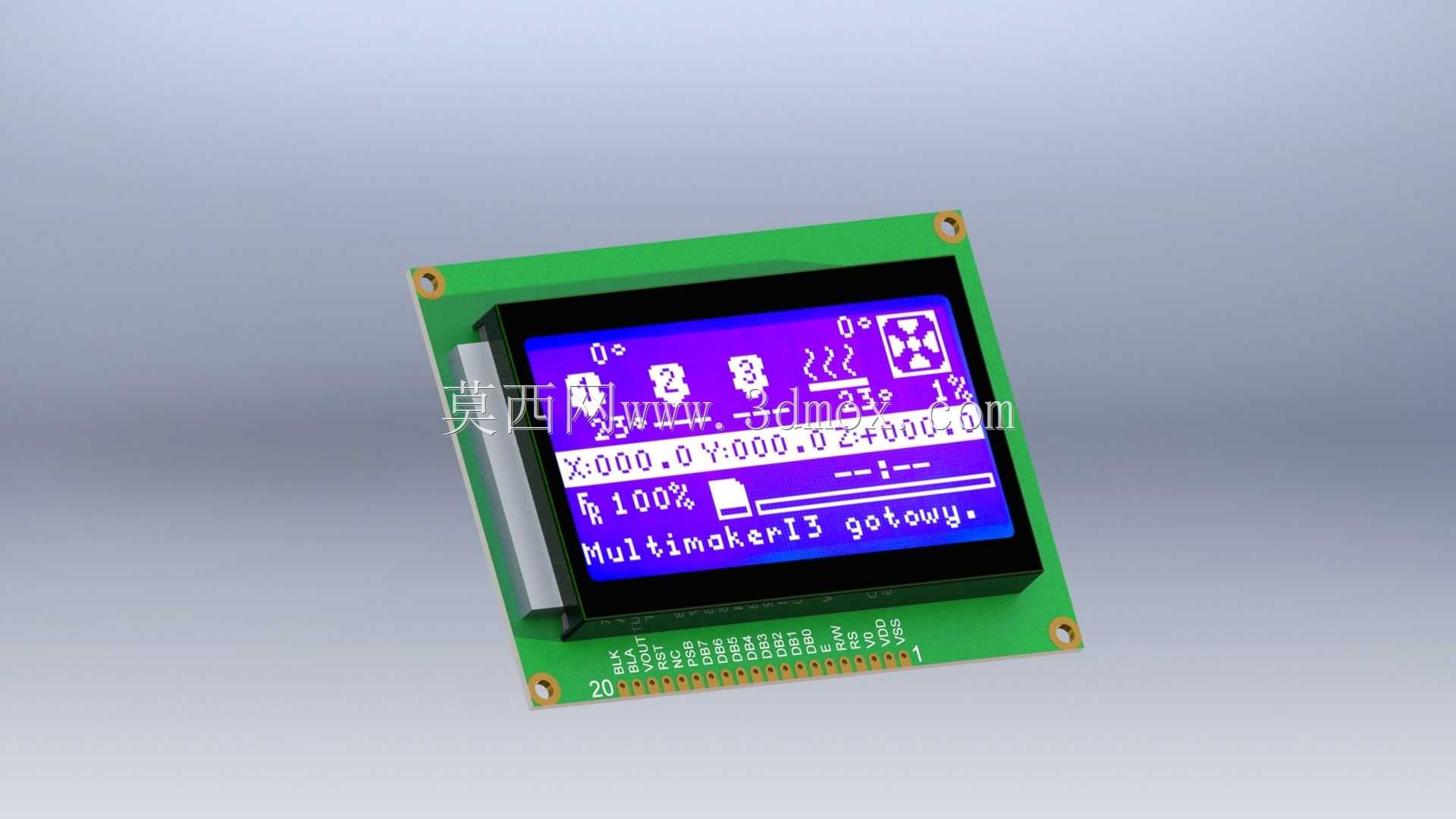 �������� LCD ��ʾ�� 128x64