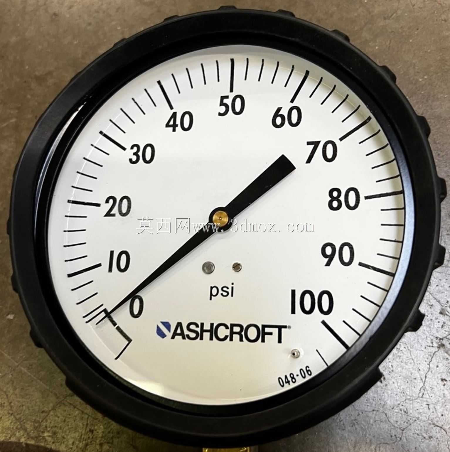 4\" 直径 0-100 psi 气压表