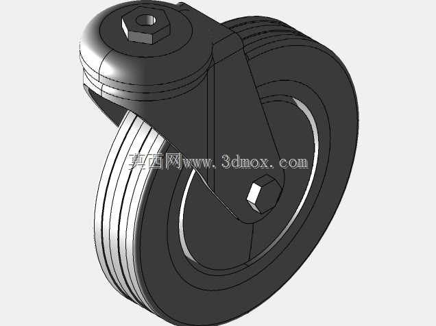Rueda ?125mm con horquilla